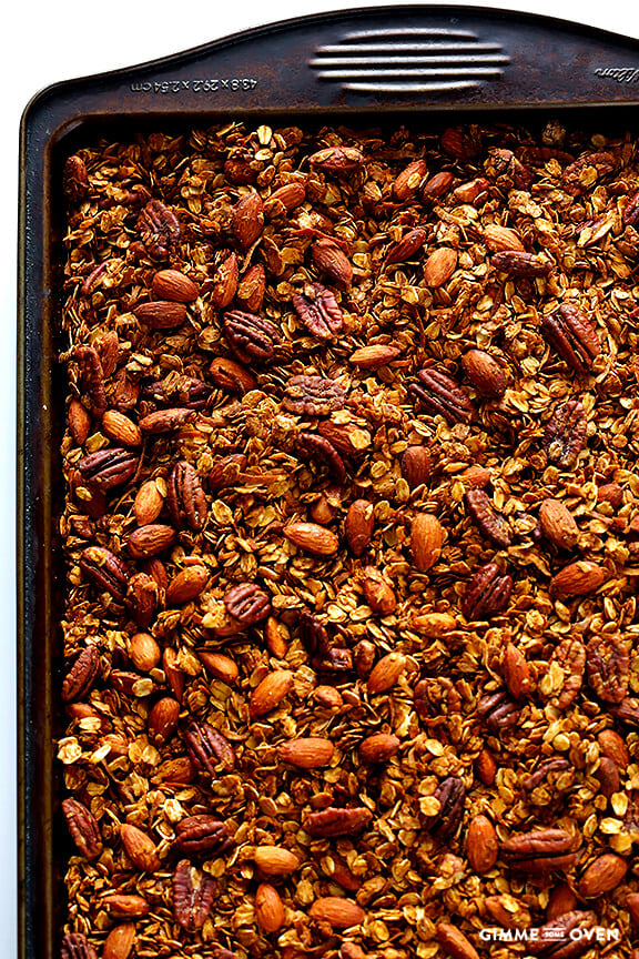 Chai-Spiced Granola | gimmesomeoven.com