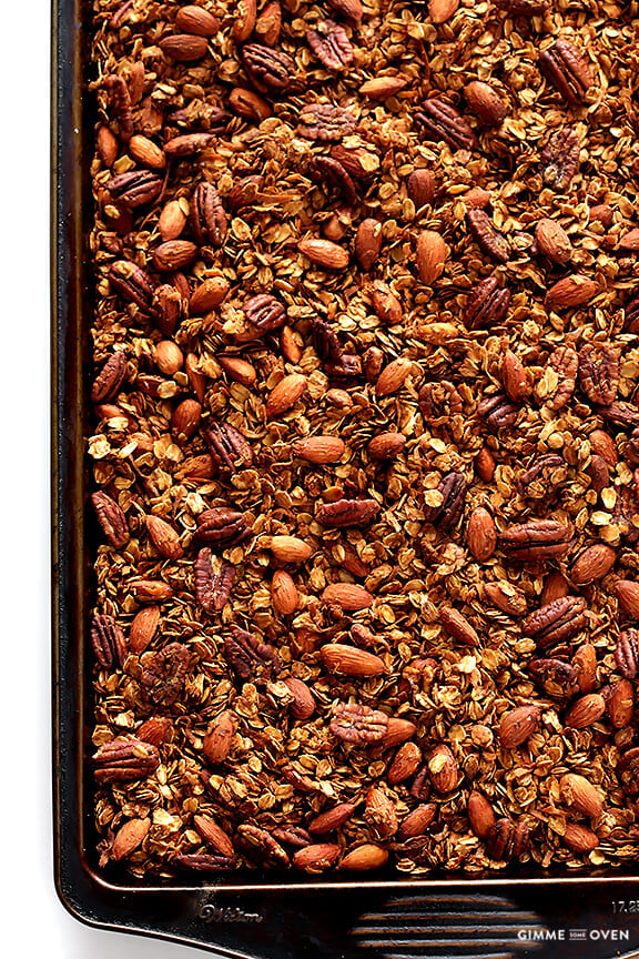 Chai-Spiced Granola | gimmesomeoven.com