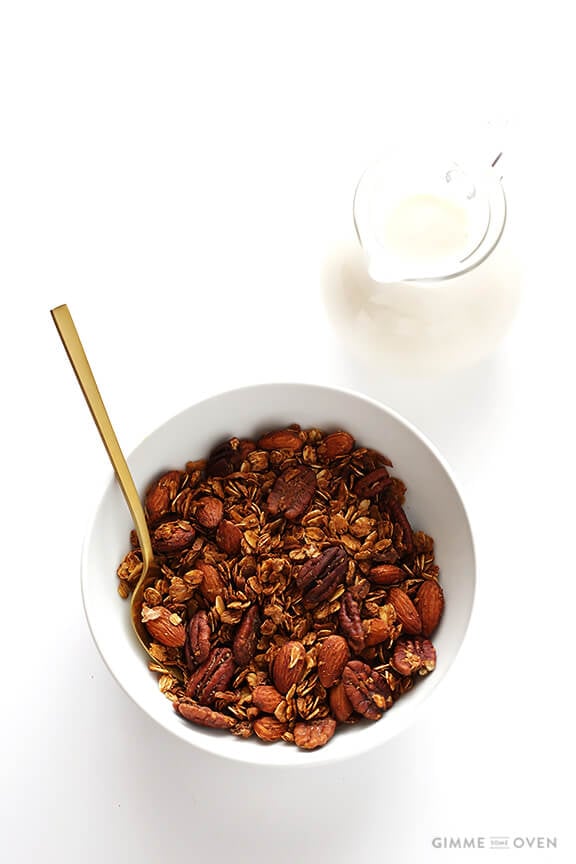 Chai-Spiced Granola | gimmesomeoven.com