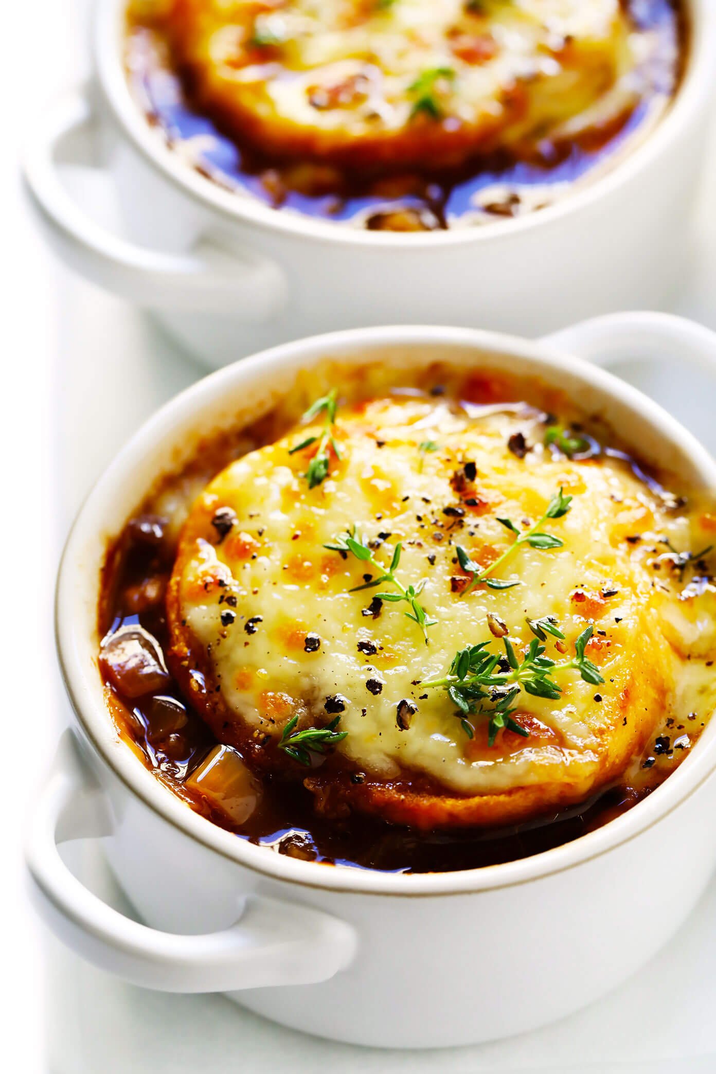 Vegan French Onion Soup (Gluten Free, Vegetarian, Meatless)