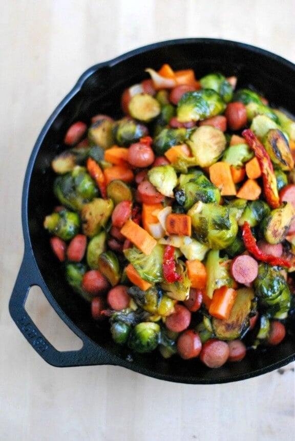 Brussels Sprouts Skillet | paleofoodiekitchen.com