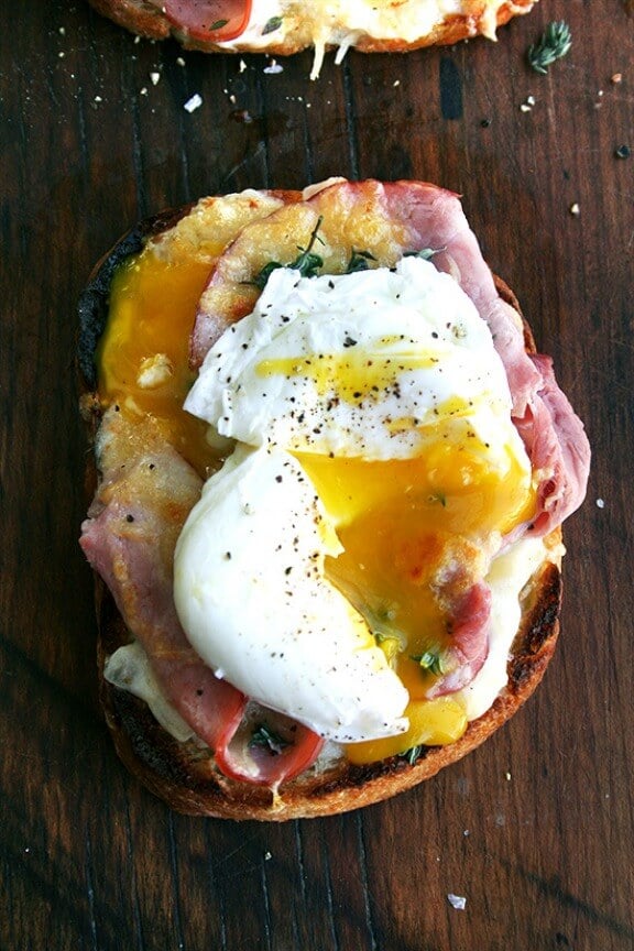 Croque Monsieur with Poached Eggs | alexandracooks.com