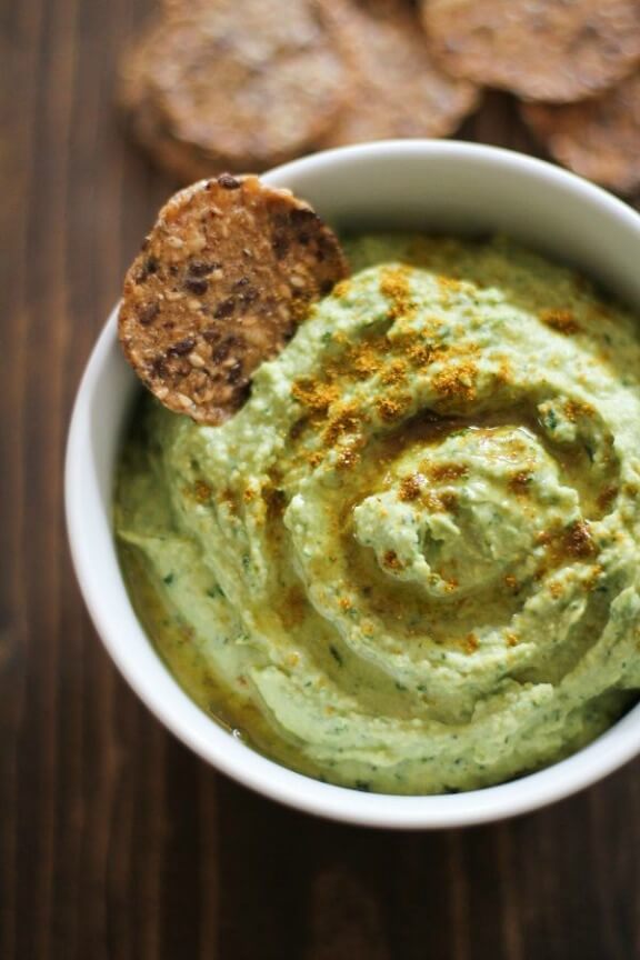 Roasted Garlic Kale Hummus | theroastedroot.net