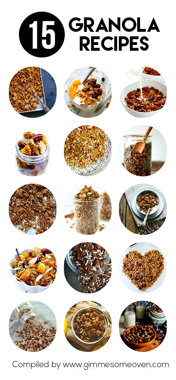 15 Granola Recipes | gimmesomeoven.com