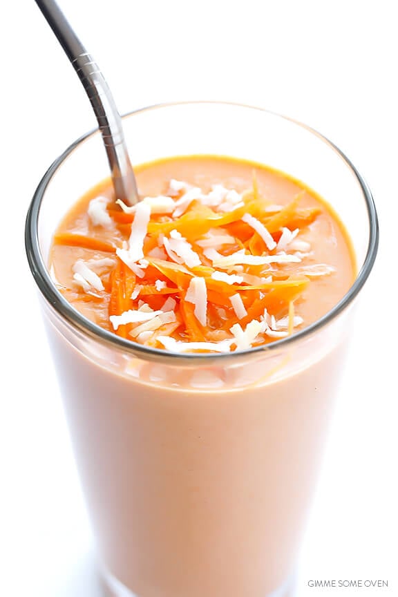 Carrot Cake Smoothie | gimmesomeoven.com