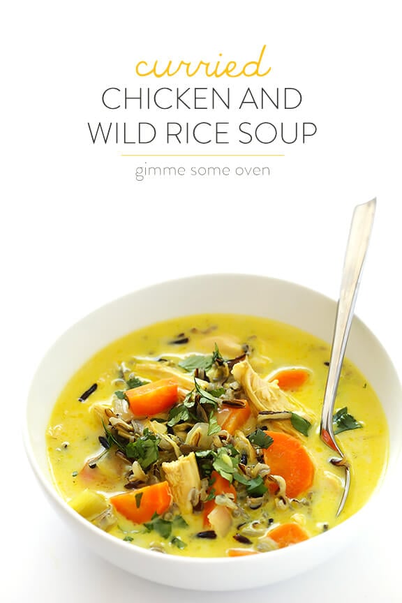 Chicken and Wild Rice Soup Recipe - Gimme Some Oven