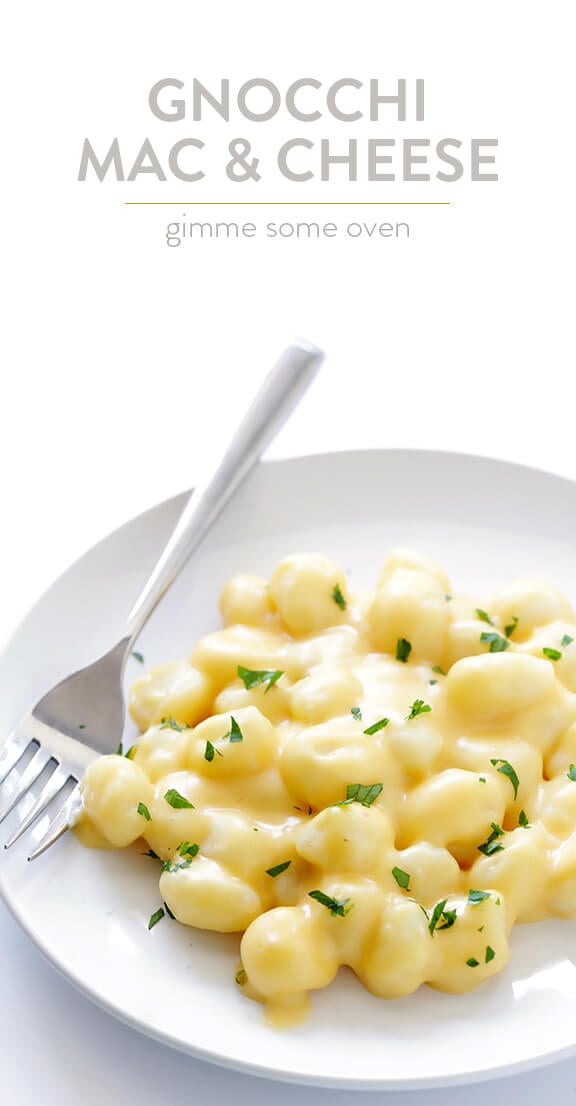 Gnocchi Mac and Cheese -- rich and creamy, easy to make, and unbelievably good | gimmesomeoven.com