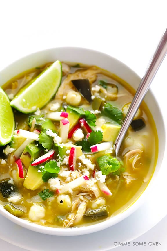 Easy Chicken Posole Verde