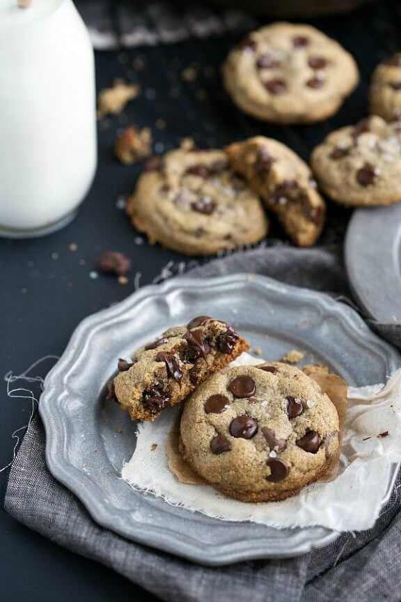 Best Ever Healthy Chocolate Chip Cookies | chelseasmessyapron.com