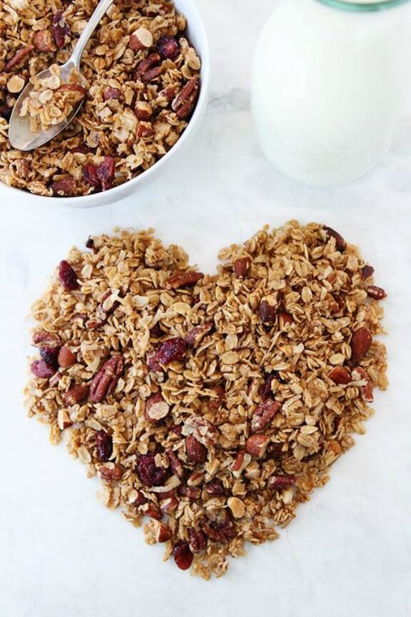 Brown Butter Maple Granola | twopeasandtheirpod.com