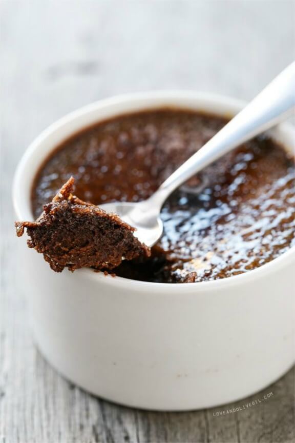 Chocolate Truffle Crème Brûlée | loveandoliveoil.com