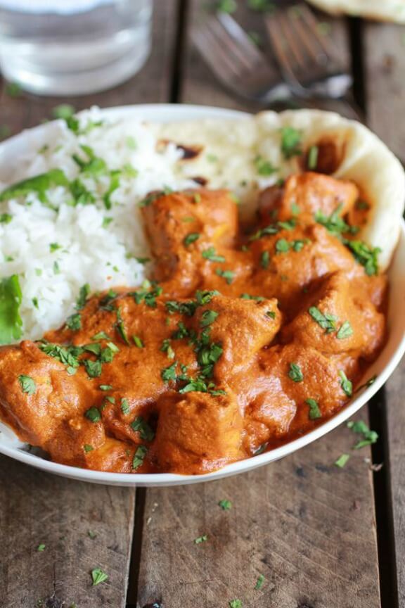 Easier Healthier Crockpot Butter Chicken | halfbakedharvest.com