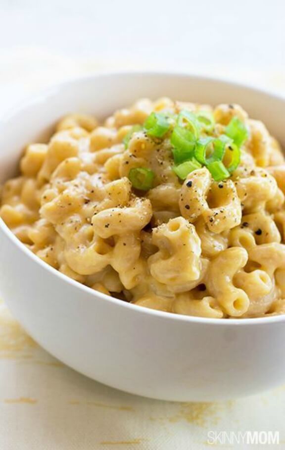 Healthy Stovetop Mac and Cheese | skinnymom.com