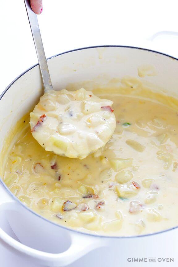 Potato Soup | gimmesomeoven.com
