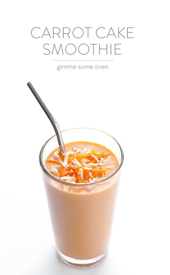 Carrot Cake Smoothie | gimmesomeoven.com