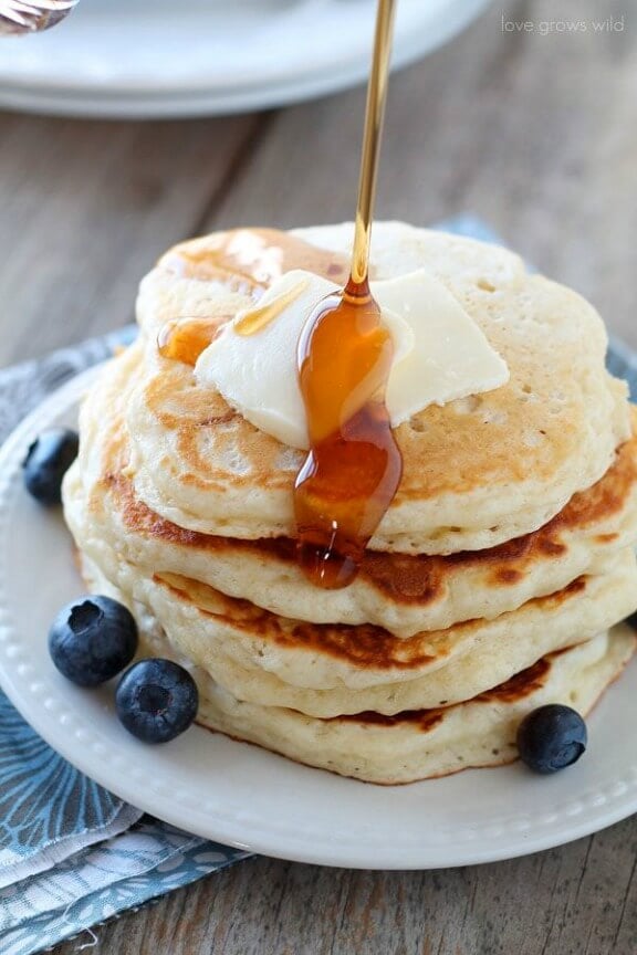 Buttermilk Pancakes | lovegrowswild.com