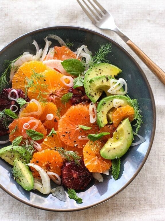 Citrus, Fennel and Avocado Salad | foodiecrush.com