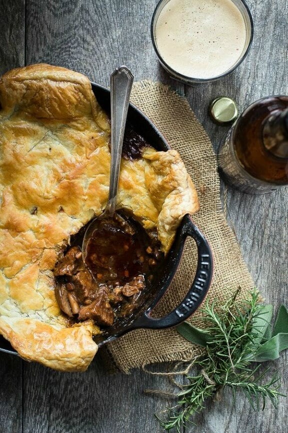 Steak and Ale Pie | foodnessgracious.com