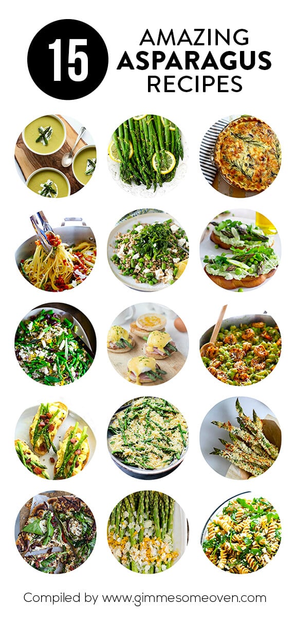 15 Asparagus Recipes | gimmesomeoven.com