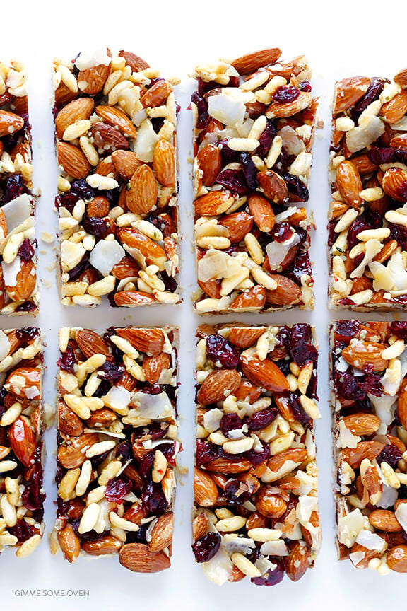 Cranberry Almond Protein Bars