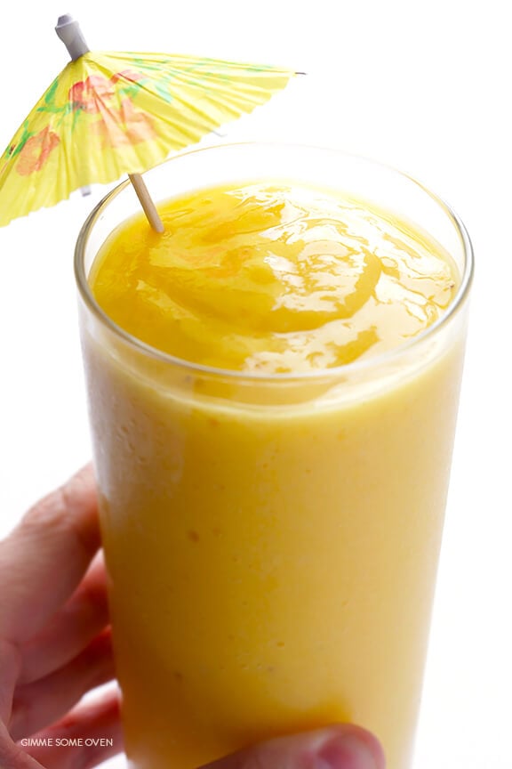 5-Ingredient Tropical Smoothie | gimmesomeoven.com