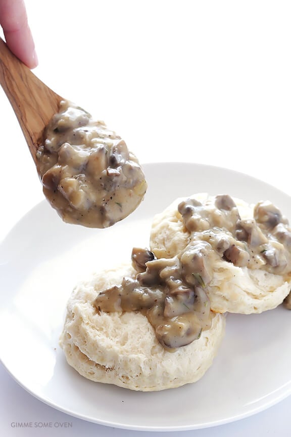 Vegan Biscuits and Gravy | gimmesmeoven.com
