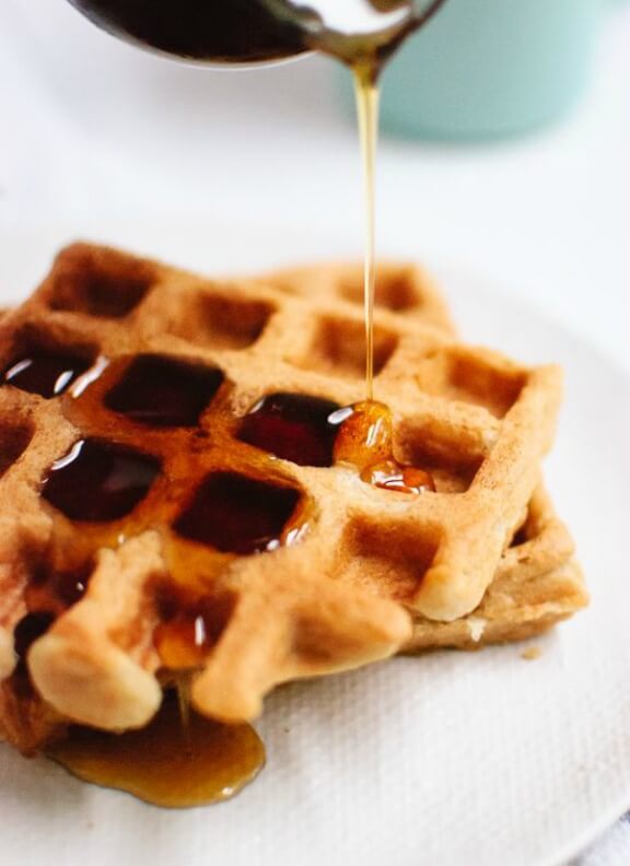 Easy Gluten Free Oat Waffles | cookieandkate.com