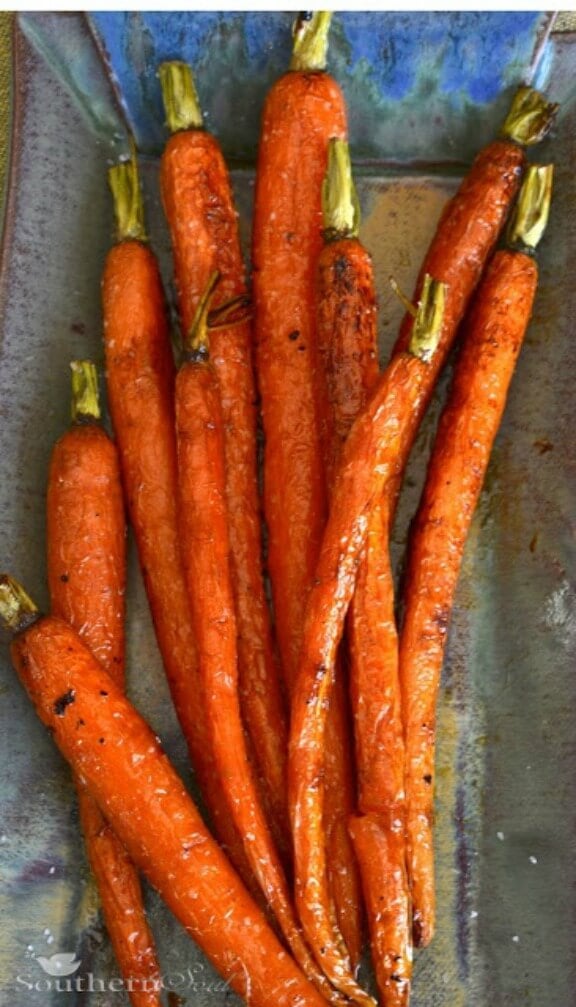 Roasted Carrots with Honey & Lemon | southern-soul.blogspot.com