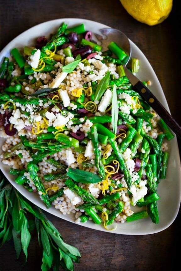 Spring Asparagus Salad | feastingathome.com