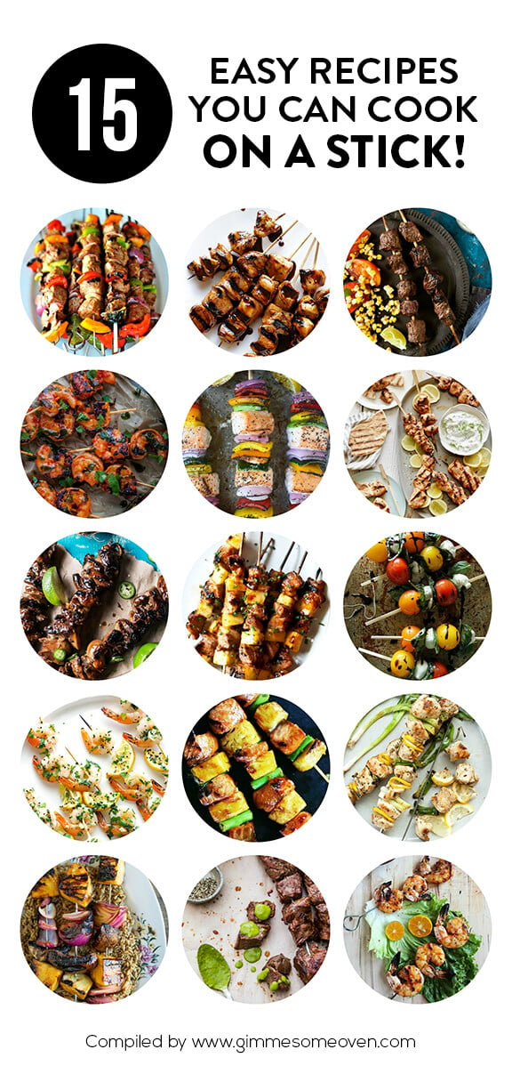 15 Recipes You Can Cook On A Stick | gimmesomeoven.com