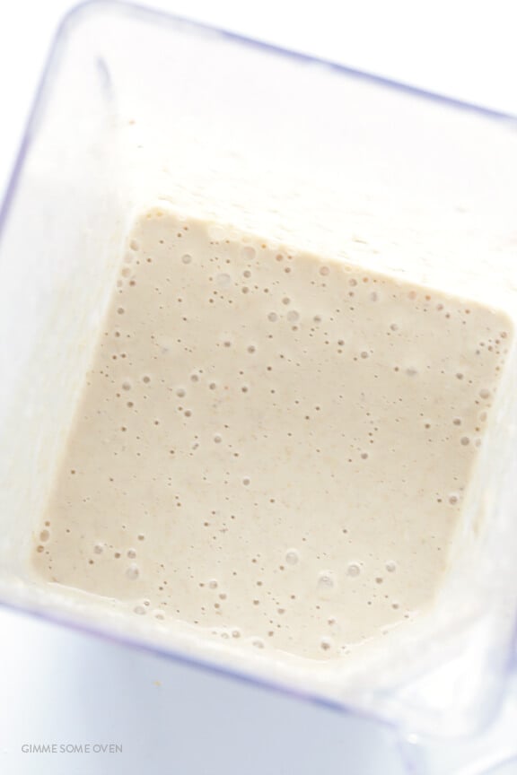 Banana Bread Smoothie -- quick and easy, protein-packed, and tastes just like the bread that inspired it! | gimmesomeoven.com