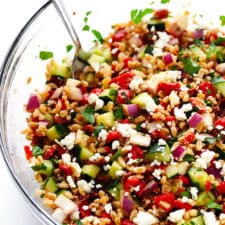 Mediterranean Farro Salad-image