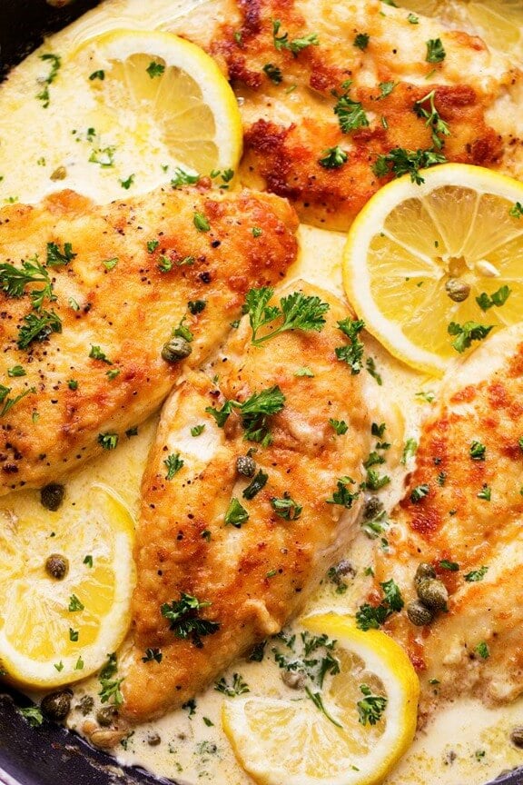 Cremay Lemon Chicken Piccata | therecipecritic.com