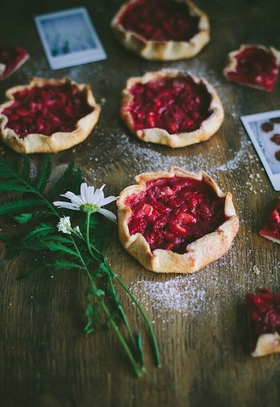 Mini Strawberry Galettes | call-me-cupcake.blogspot.in