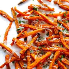 Parmesan Baked Sweet Potato Fries