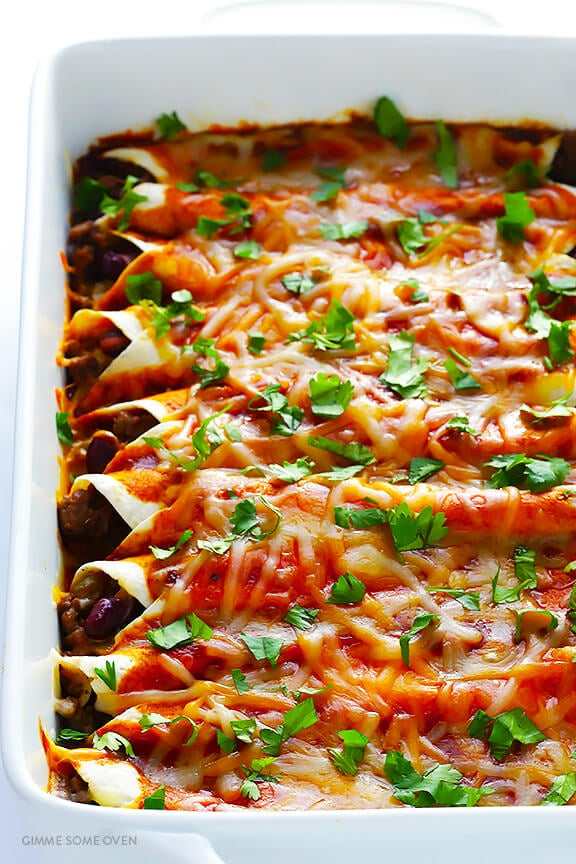 Beef Enchiladas | Gimme Some Oven