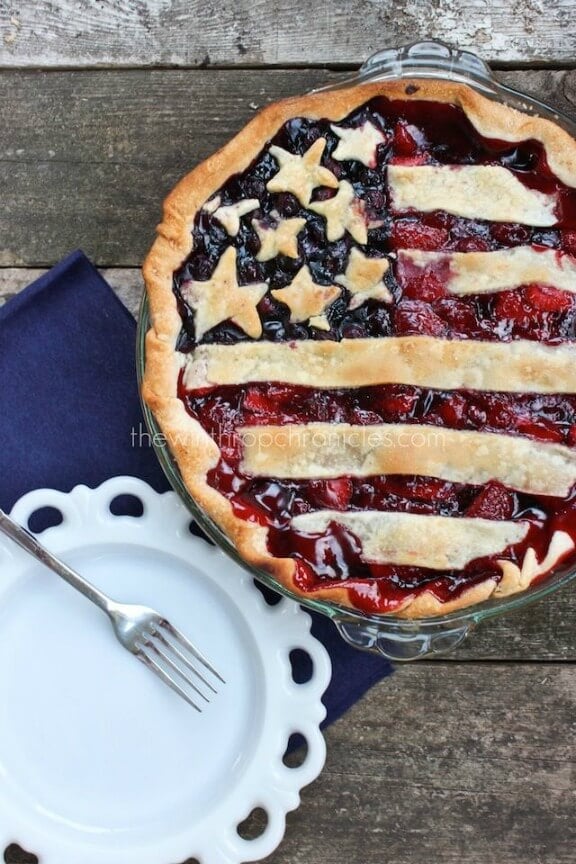 American Flag Pie | thewinthropchronicles.com