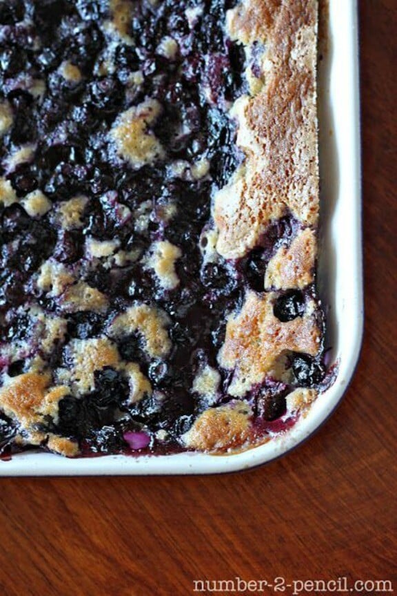 Grandma Bea's Blueberry Cobbler | number-2-pencil.com