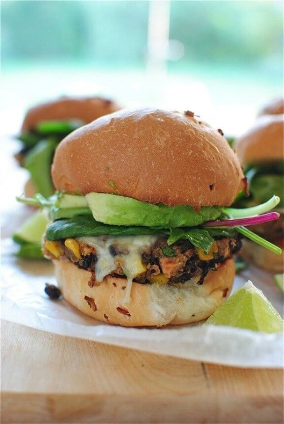 Chipotle Black Bean Burgers | bevcooks.com