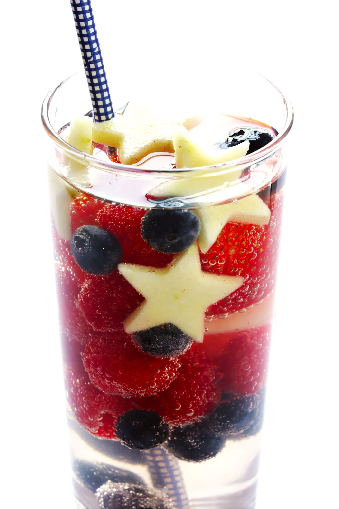 Red White and Blue Sangria for 4th of July