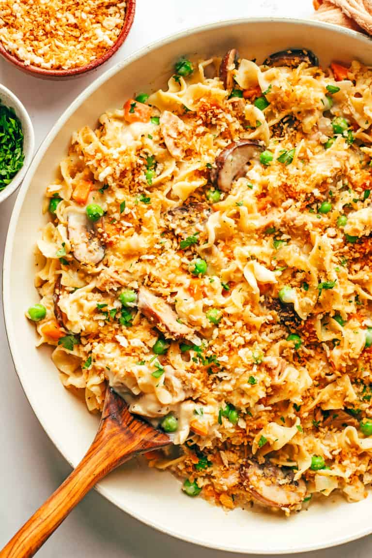 LightenedUp Tuna Casserole Recipe Gimme Some Oven