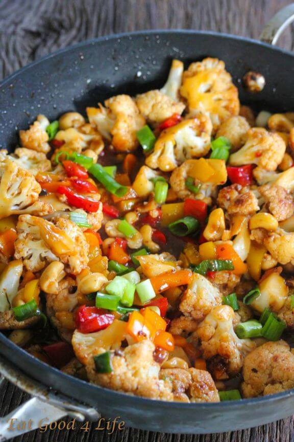 Kung Pao Cauliflower | eatgood4life.com