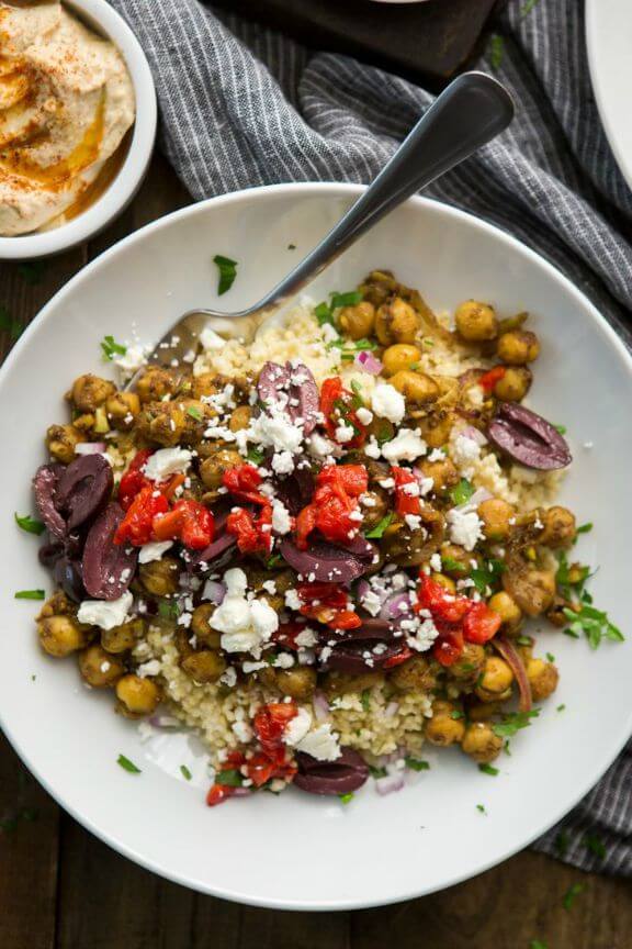 Chickpea Shawarma with Millet | naturallyella.com