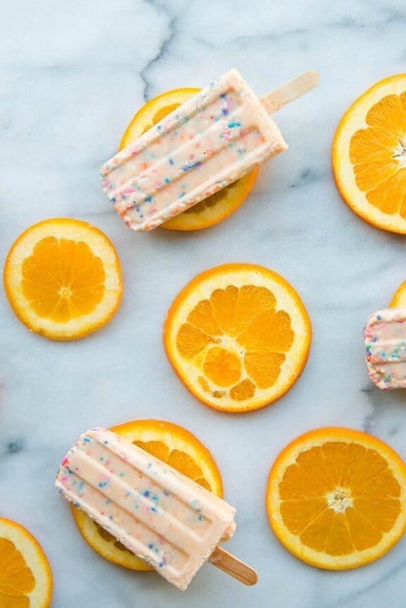 Funfetti Creamsicles | studiodiy.com