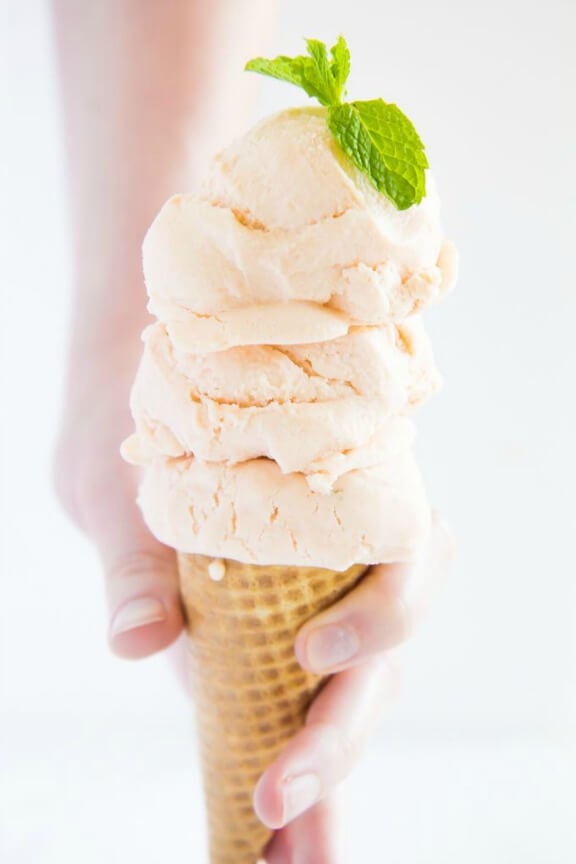 Minty Watermelon Coconut Ice Cream | immaeatthat.com