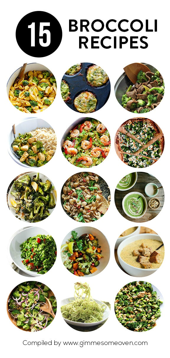 A delicious collection of broccoli recipes from food bloggers | gimmesomeoven.com