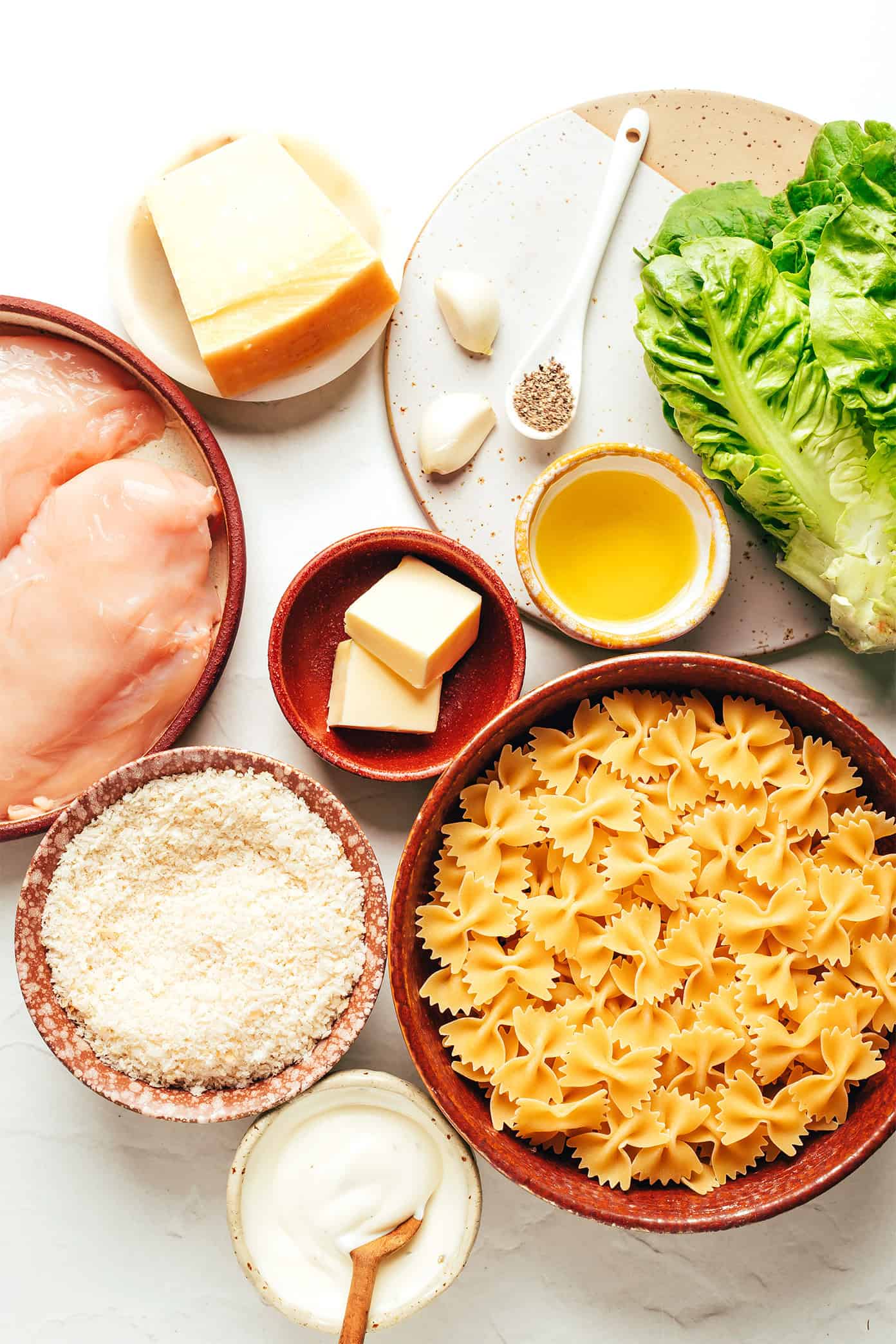 Chicken caesar pasta salad ingredients