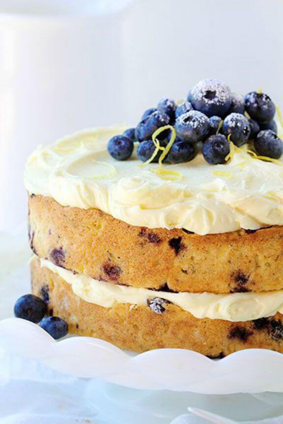 Blueberry Zucchini Cake with Lemon | iambaker.net
