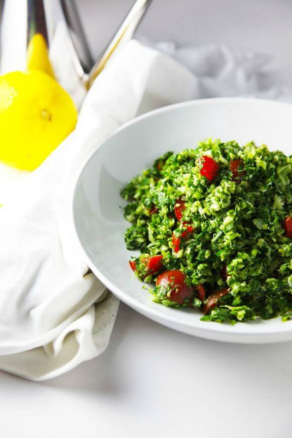 Broccoli Tabouli | iquitsugar.com