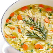 Rosemary Chicken Noodle Soup